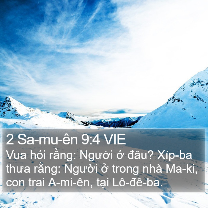 2 Sa-mu-ên 9:4 VIE Bible Study