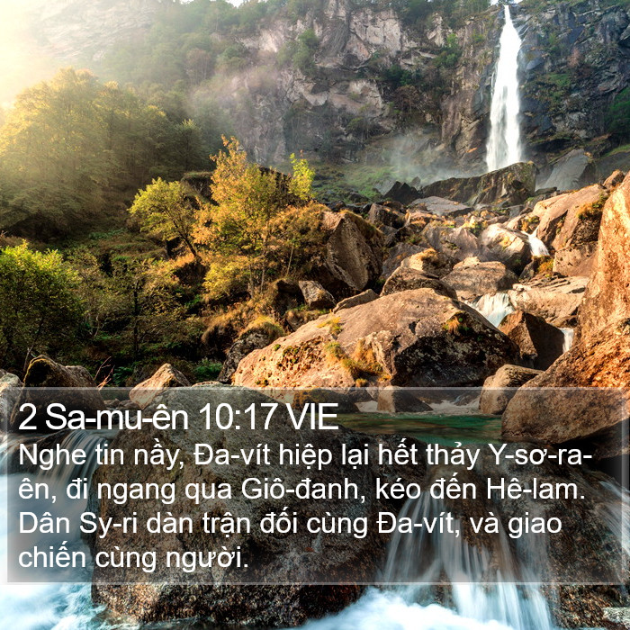 2 Sa-mu-ên 10:17 VIE Bible Study