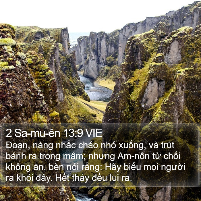 2 Sa-mu-ên 13:9 VIE Bible Study