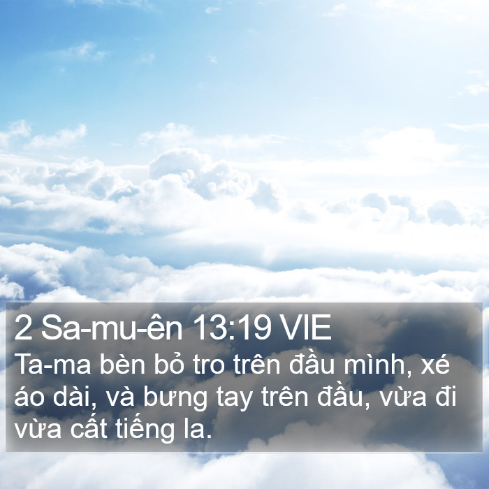 2 Sa-mu-ên 13:19 VIE Bible Study