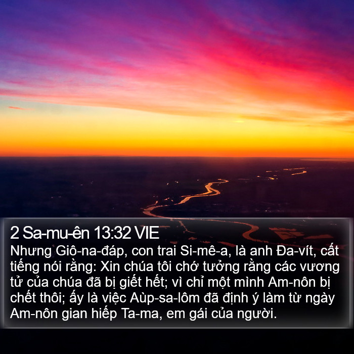 2 Sa-mu-ên 13:32 VIE Bible Study