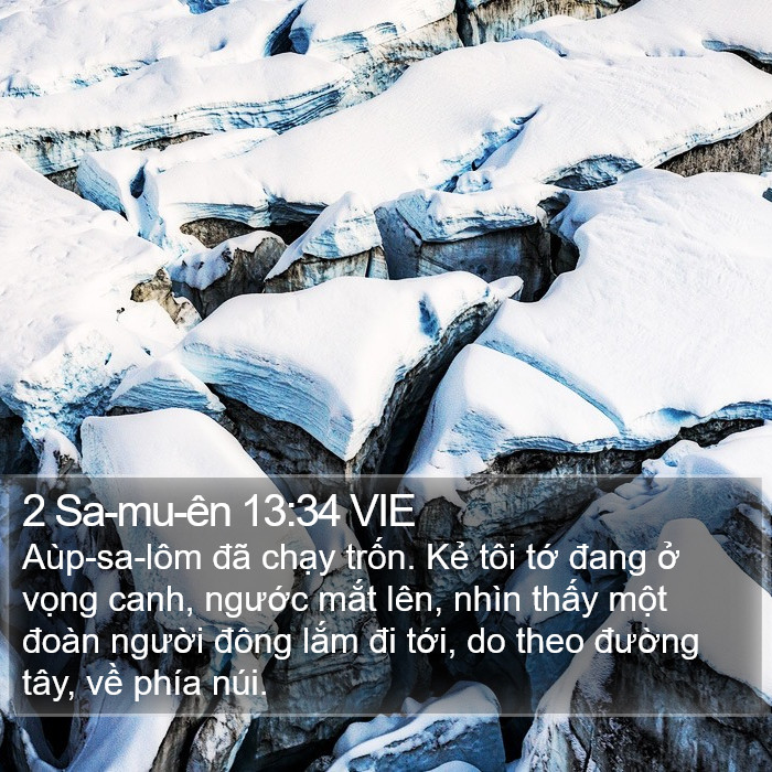 2 Sa-mu-ên 13:34 VIE Bible Study