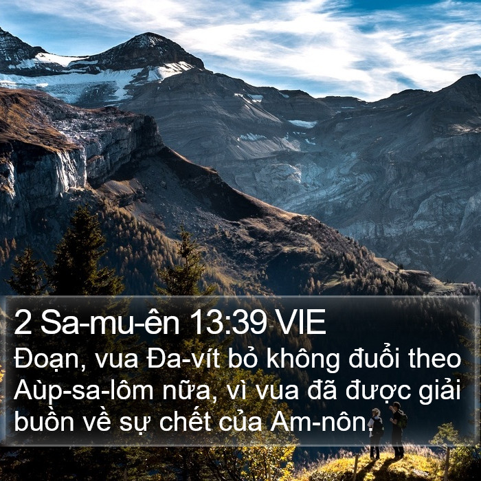 2 Sa-mu-ên 13:39 VIE Bible Study