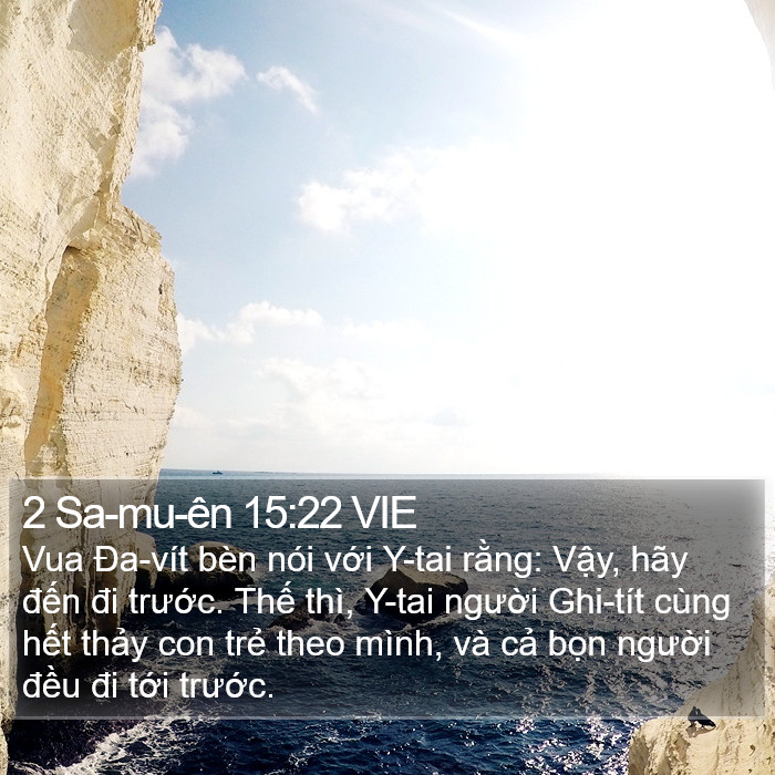 2 Sa-mu-ên 15:22 VIE Bible Study