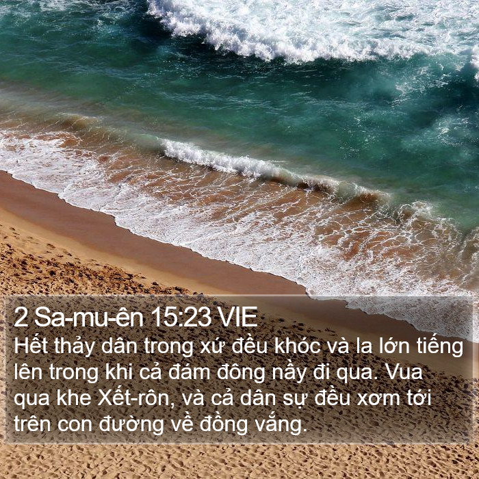 2 Sa-mu-ên 15:23 VIE Bible Study