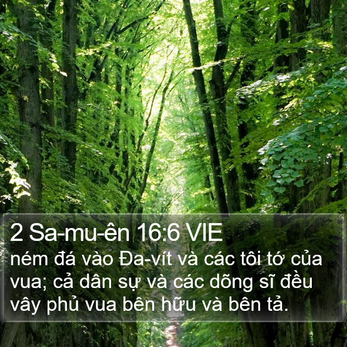 2 Sa-mu-ên 16:6 VIE Bible Study