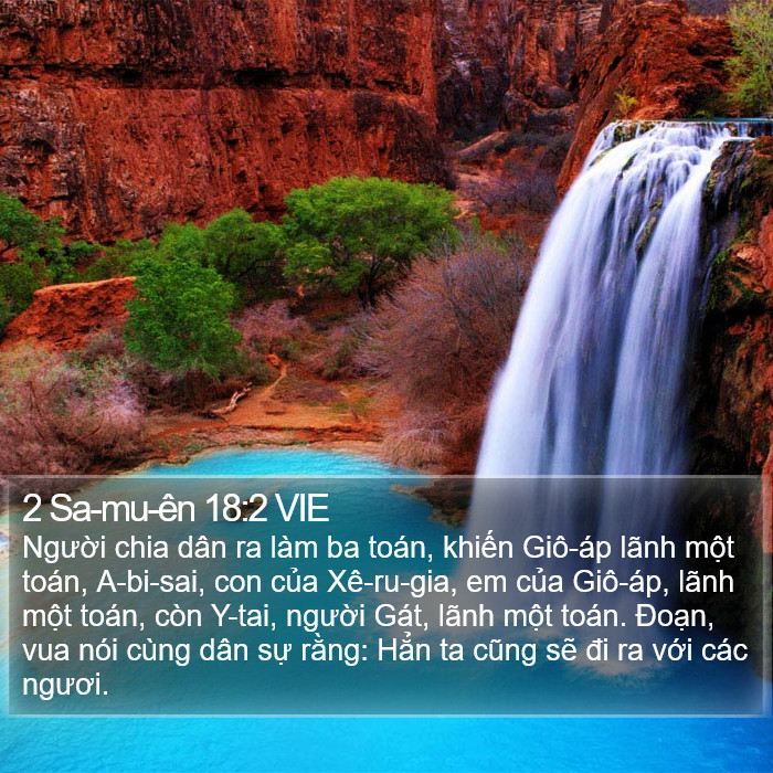 2 Sa-mu-ên 18:2 VIE Bible Study