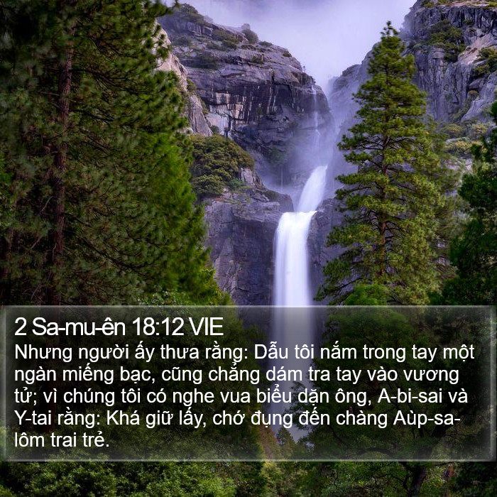 2 Sa-mu-ên 18:12 VIE Bible Study