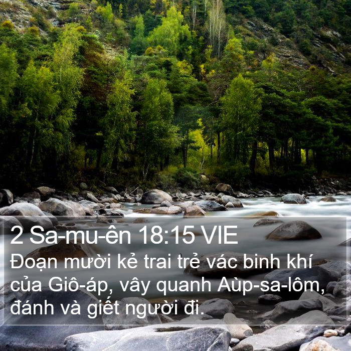 2 Sa-mu-ên 18:15 VIE Bible Study