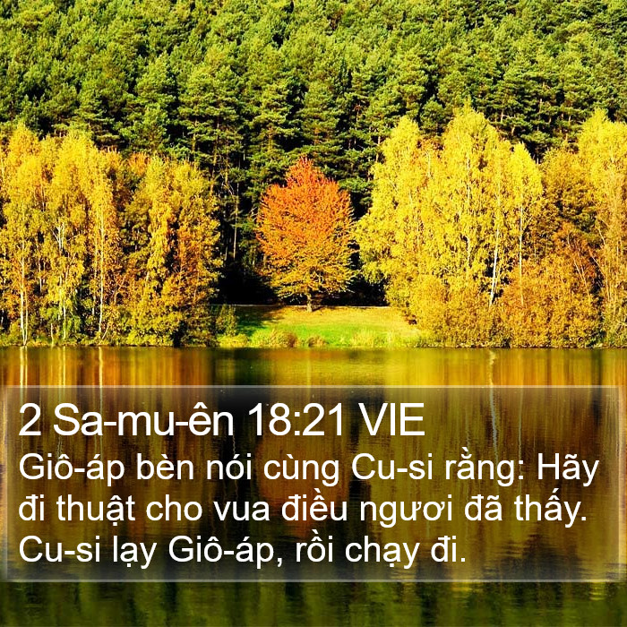 2 Sa-mu-ên 18:21 VIE Bible Study