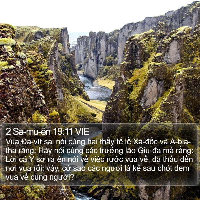 2 Sa-mu-ên 19:11 VIE Bible Study