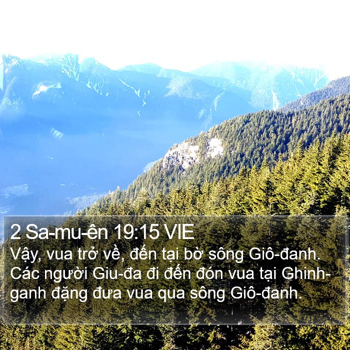 2 Sa-mu-ên 19:15 VIE Bible Study