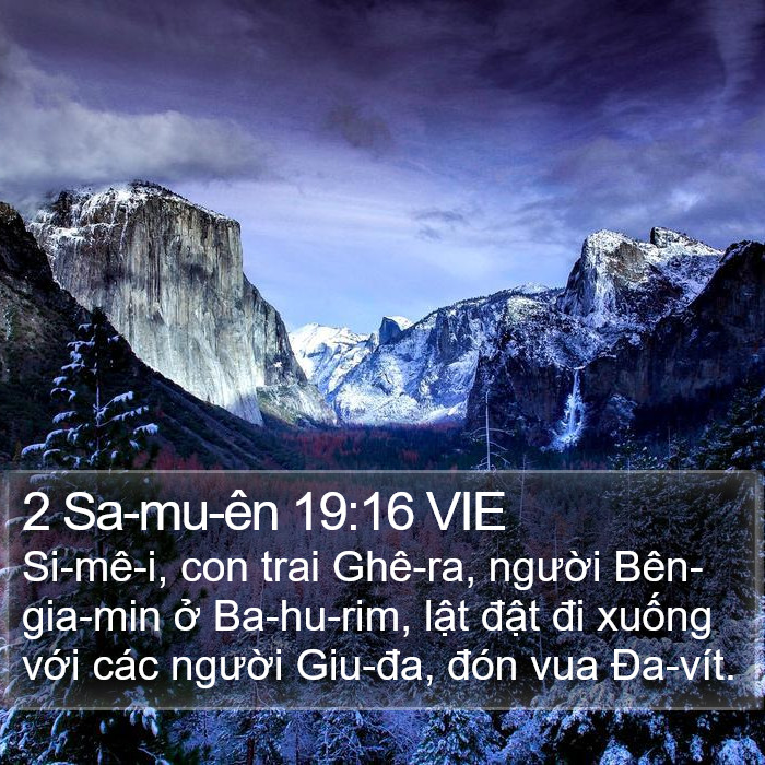 2 Sa-mu-ên 19:16 VIE Bible Study