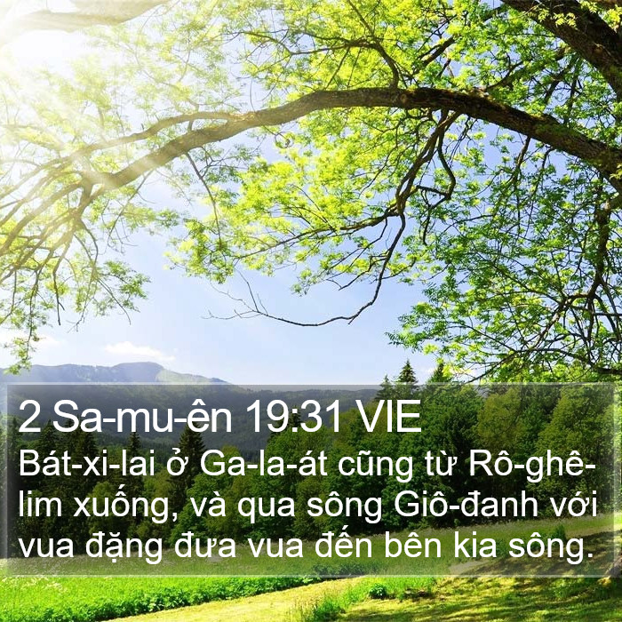 2 Sa-mu-ên 19:31 VIE Bible Study