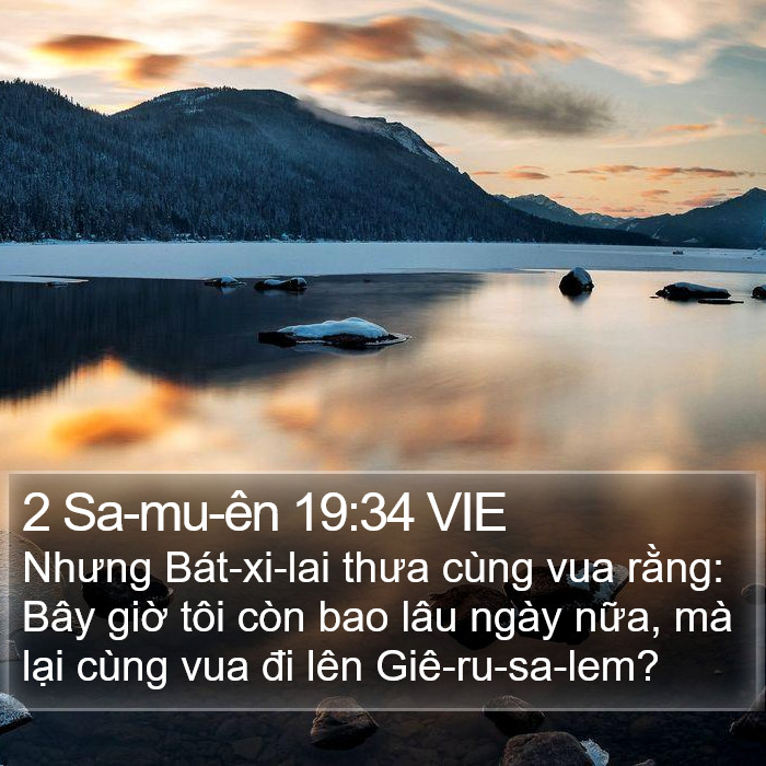 2 Sa-mu-ên 19:34 VIE Bible Study