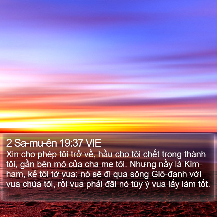 2 Sa-mu-ên 19:37 VIE Bible Study