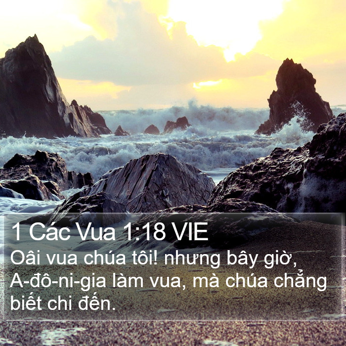 1 Các Vua 1:18 VIE Bible Study