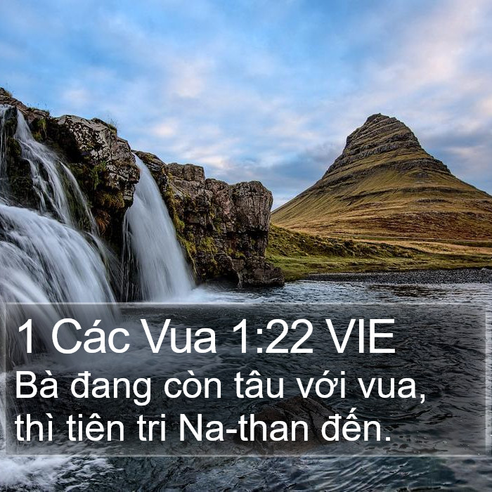 1 Các Vua 1:22 VIE Bible Study