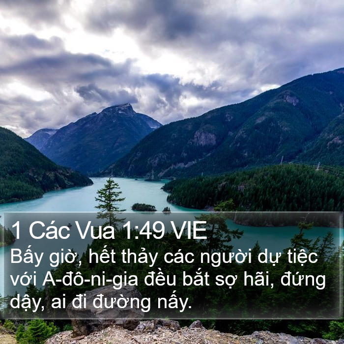 1 Các Vua 1:49 VIE Bible Study