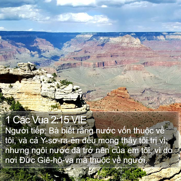 1 Các Vua 2:15 VIE Bible Study