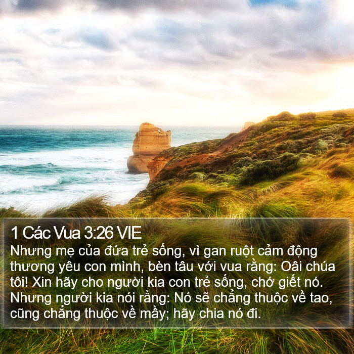 1 Các Vua 3:26 VIE Bible Study