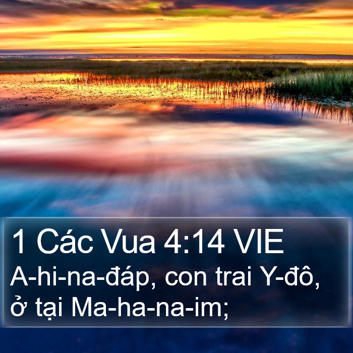 1 Các Vua 4:14 VIE Bible Study