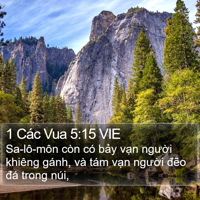 1 Các Vua 5:15 VIE Bible Study