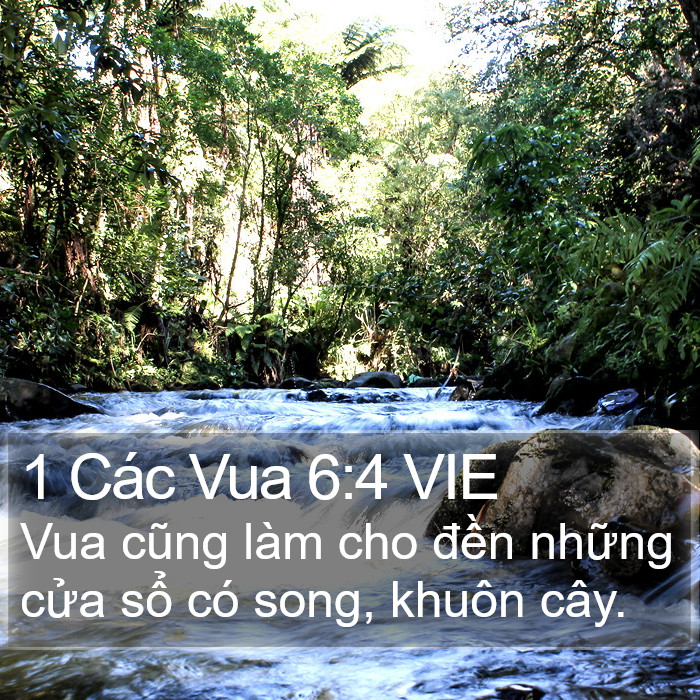 1 Các Vua 6:4 VIE Bible Study