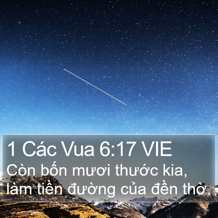 1 Các Vua 6:17 VIE Bible Study