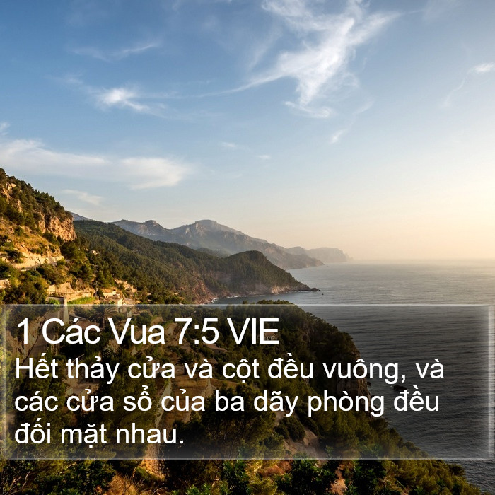 1 Các Vua 7:5 VIE Bible Study