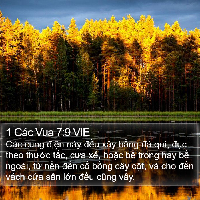 1 Các Vua 7:9 VIE Bible Study