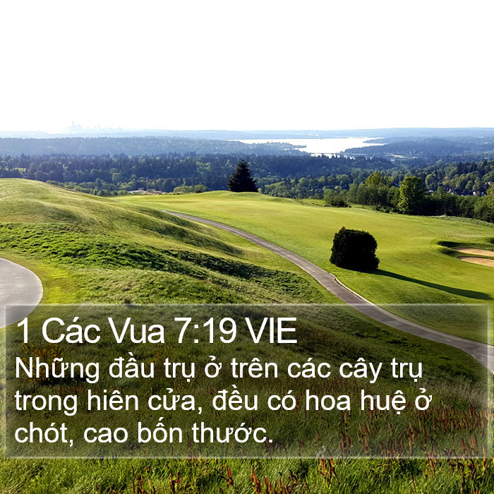 1 Các Vua 7:19 VIE Bible Study