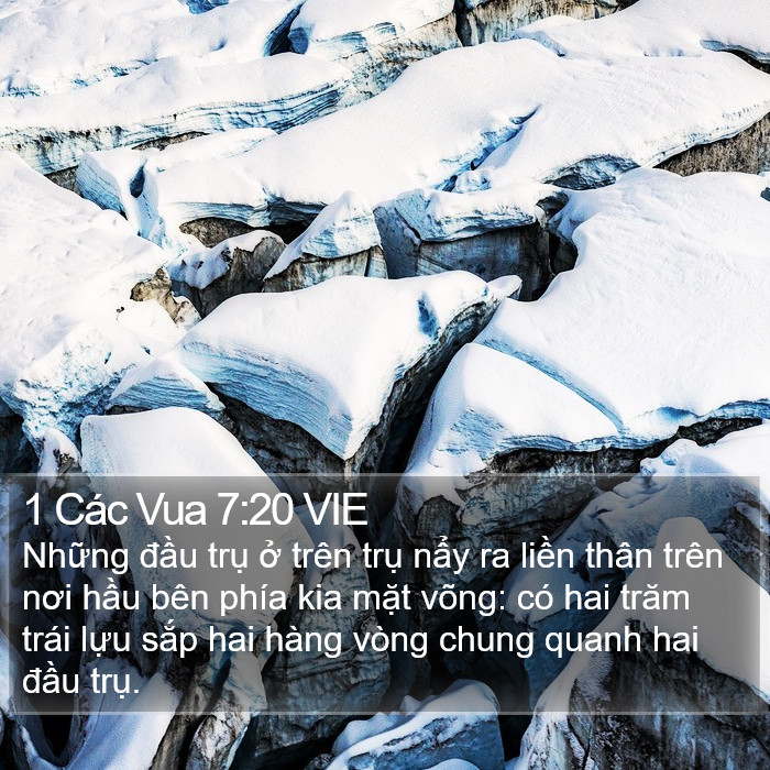 1 Các Vua 7:20 VIE Bible Study