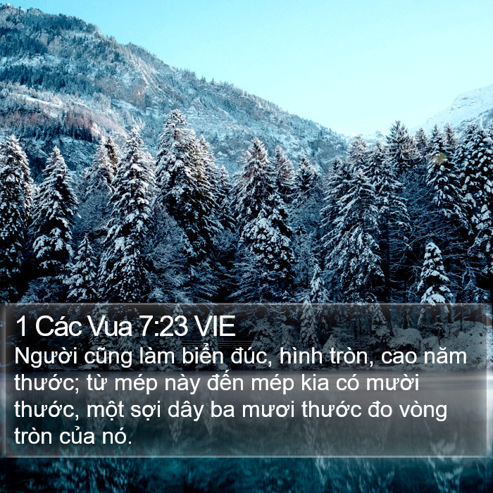 1 Các Vua 7:23 VIE Bible Study