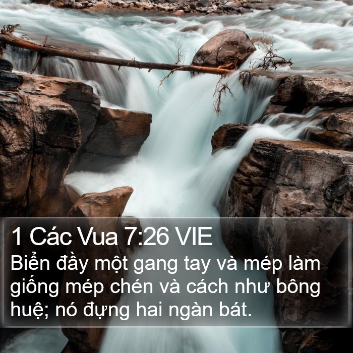 1 Các Vua 7:26 VIE Bible Study
