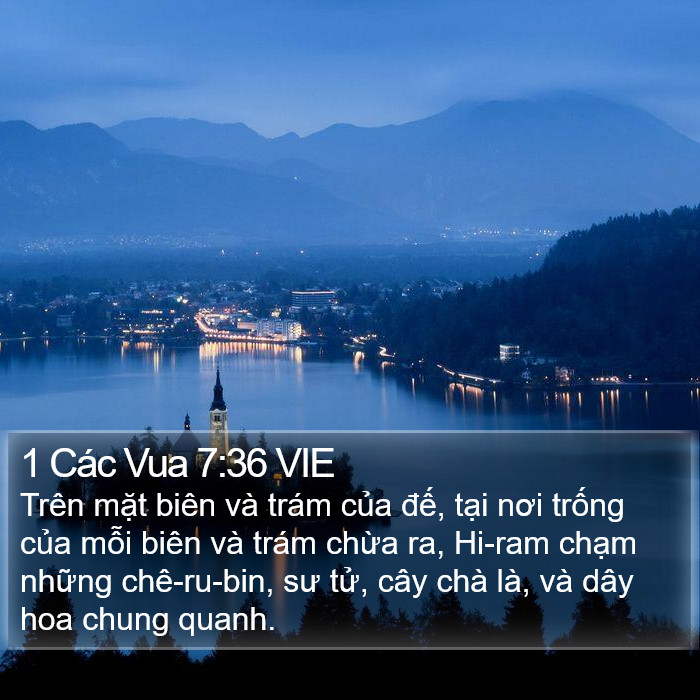 1 Các Vua 7:36 VIE Bible Study