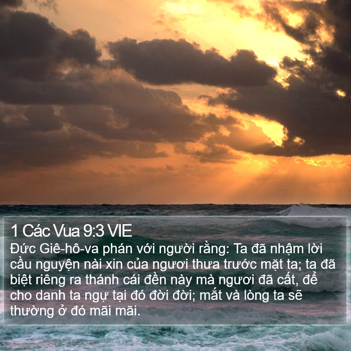 1 Các Vua 9:3 VIE Bible Study