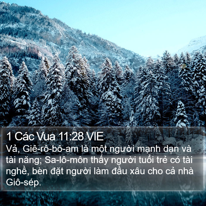 1 Các Vua 11:28 VIE Bible Study