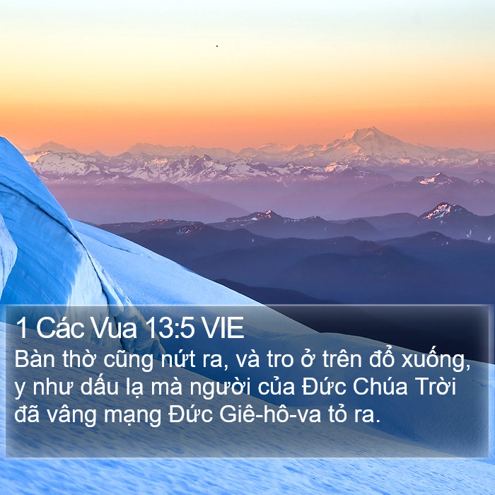 1 Các Vua 13:5 VIE Bible Study