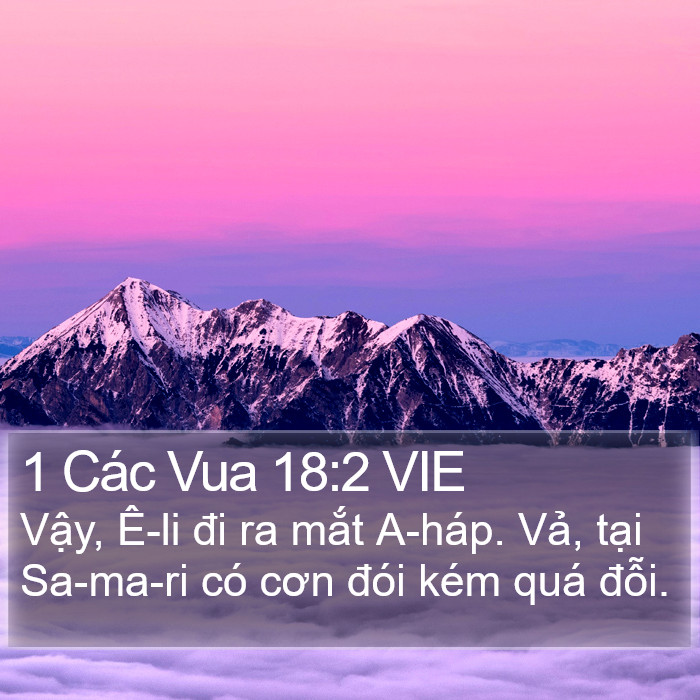 1 Các Vua 18:2 VIE Bible Study