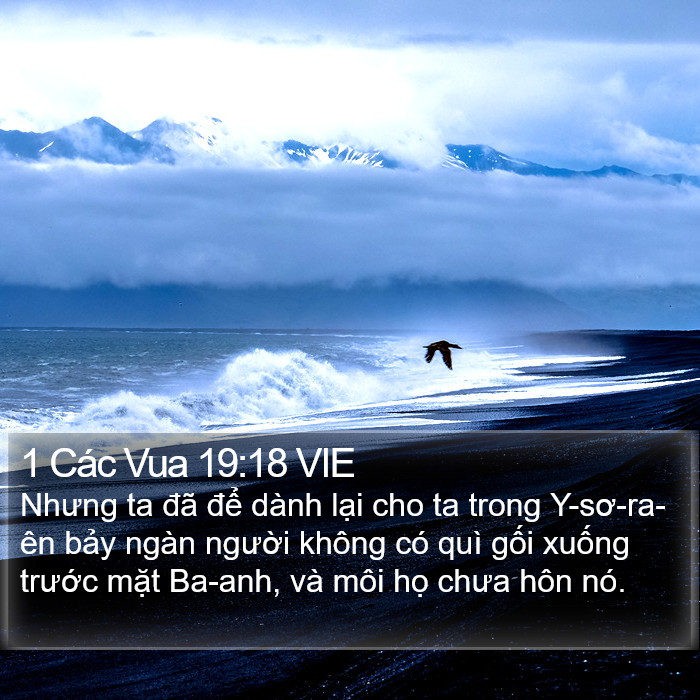 1 Các Vua 19:18 VIE Bible Study