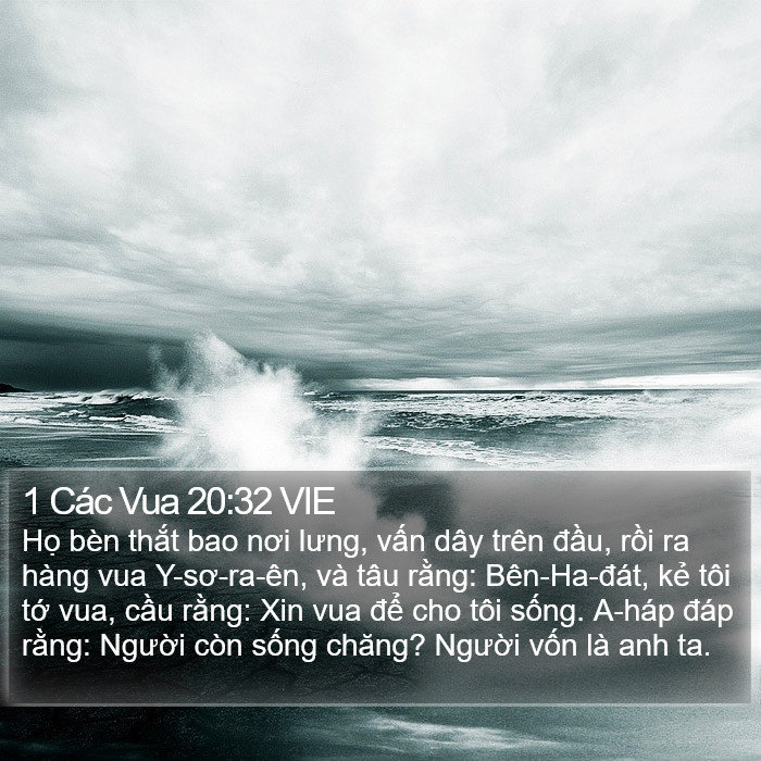 1 Các Vua 20:32 VIE Bible Study