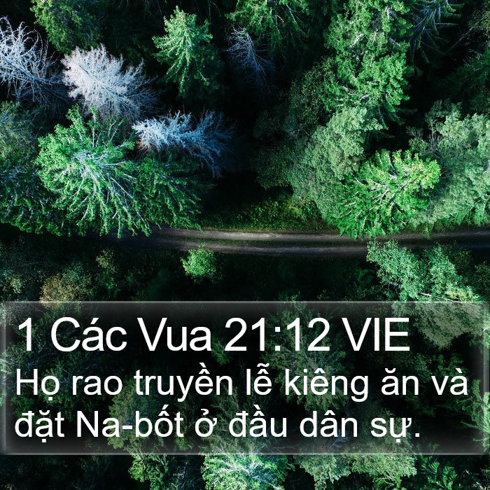 1 Các Vua 21:12 VIE Bible Study