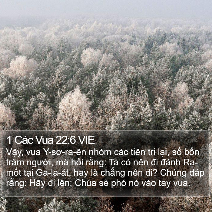 1 Các Vua 22:6 VIE Bible Study