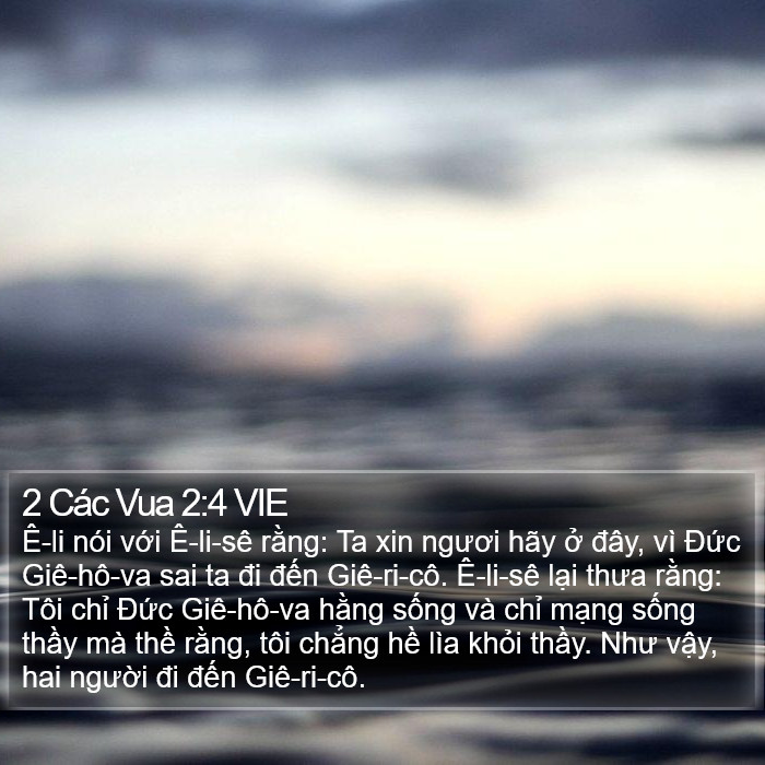 2 Các Vua 2:4 VIE Bible Study