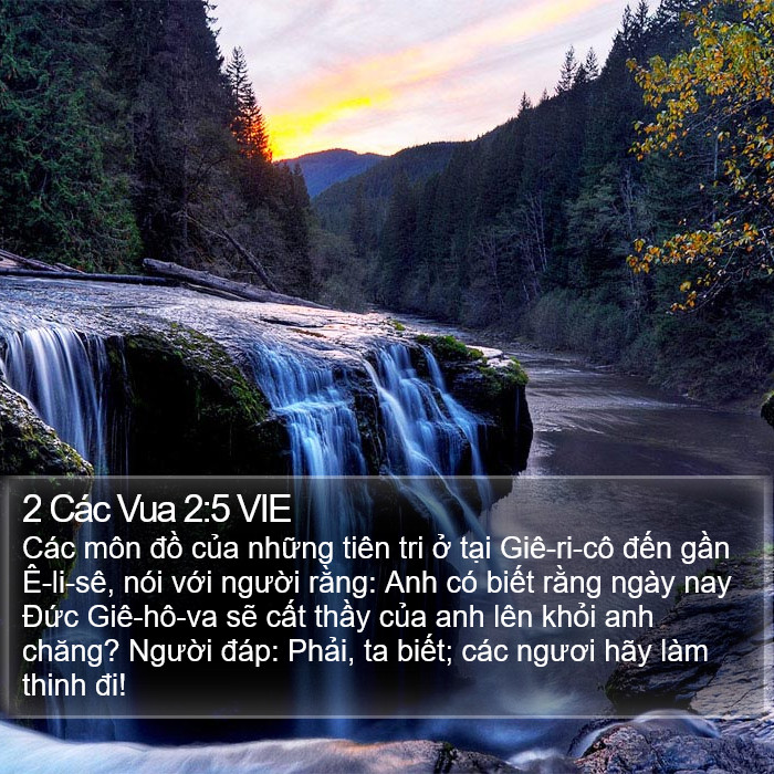 2 Các Vua 2:5 VIE Bible Study