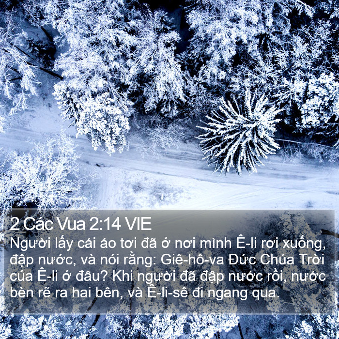 2 Các Vua 2:14 VIE Bible Study