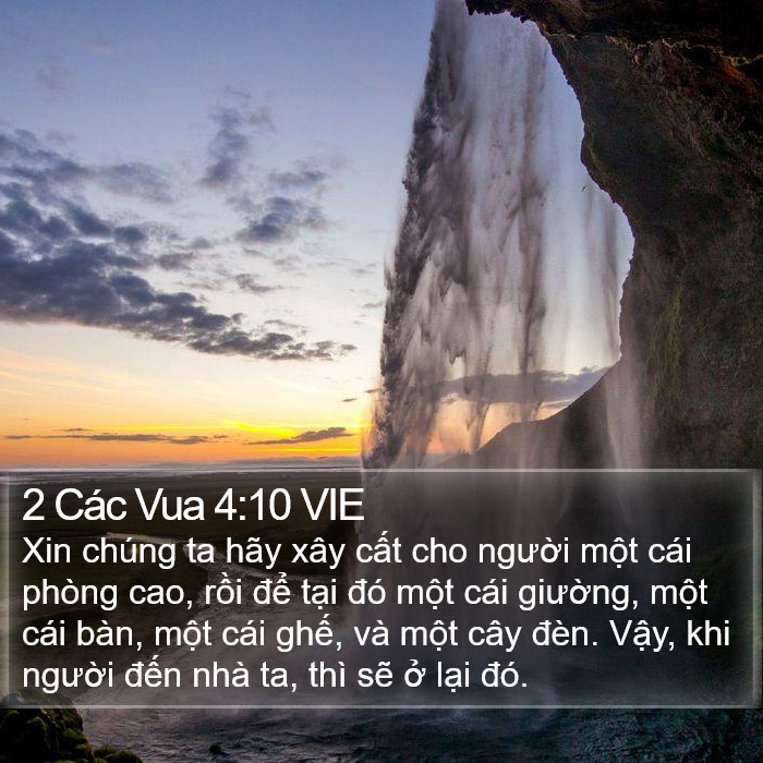 2 Các Vua 4:10 VIE Bible Study