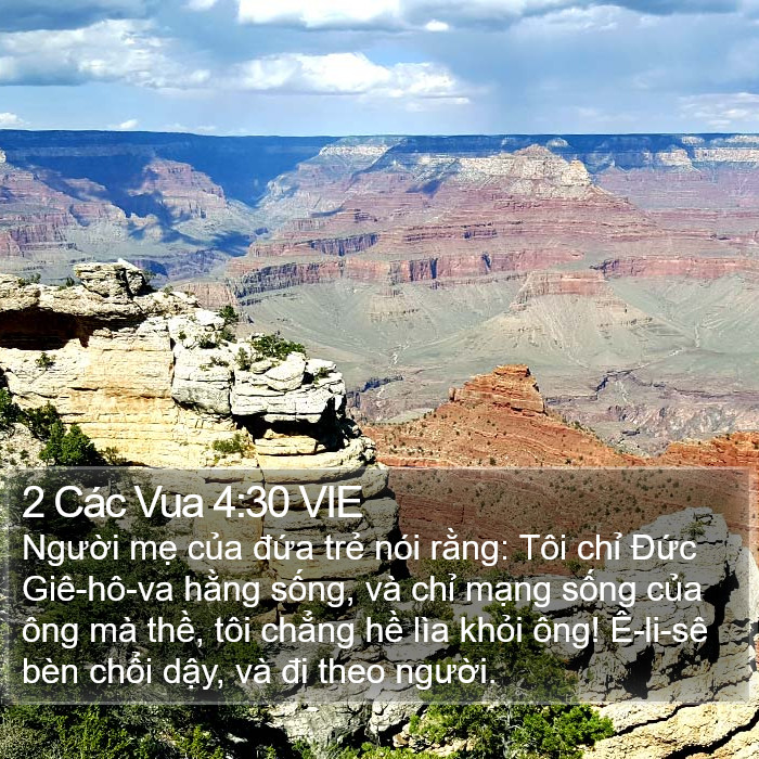 2 Các Vua 4:30 VIE Bible Study