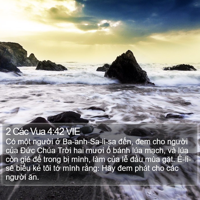 2 Các Vua 4:42 VIE Bible Study